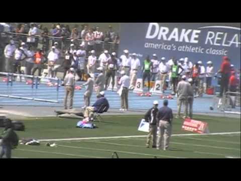 2011 Drake Relays Men Professional Hurdles