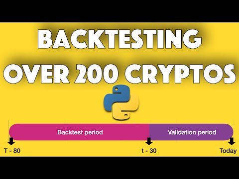 Backtesting and Validating OVER 200 Cryptos with Python [Part II]