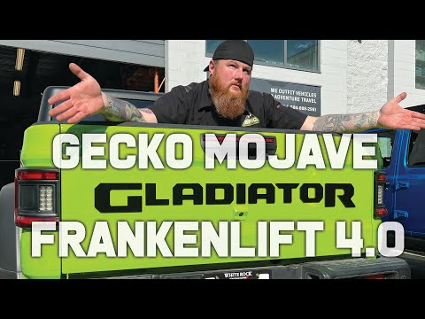 A Rare Jeep Gladiator Mojave in Gecko Green - Teraflex Frankenlift, Custom Blackout Package & More!