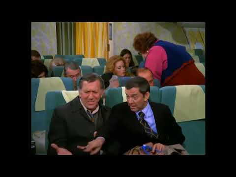 THE ODD COUPLE - "Felix Has a Fear of Flying in an Airplane"