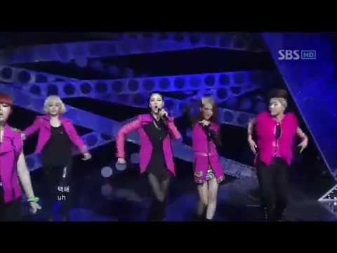 130116 SPICA - Russian Roulette Hot Debut @ SBS Inkigayo Perf-120212