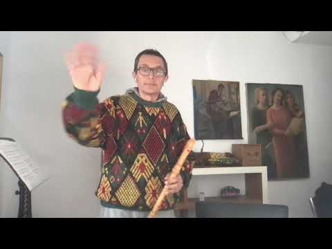 J.  Ch.  Schickhardt, Sonata in A minor no. 3, 1st Adagio, for alto recorder and b c