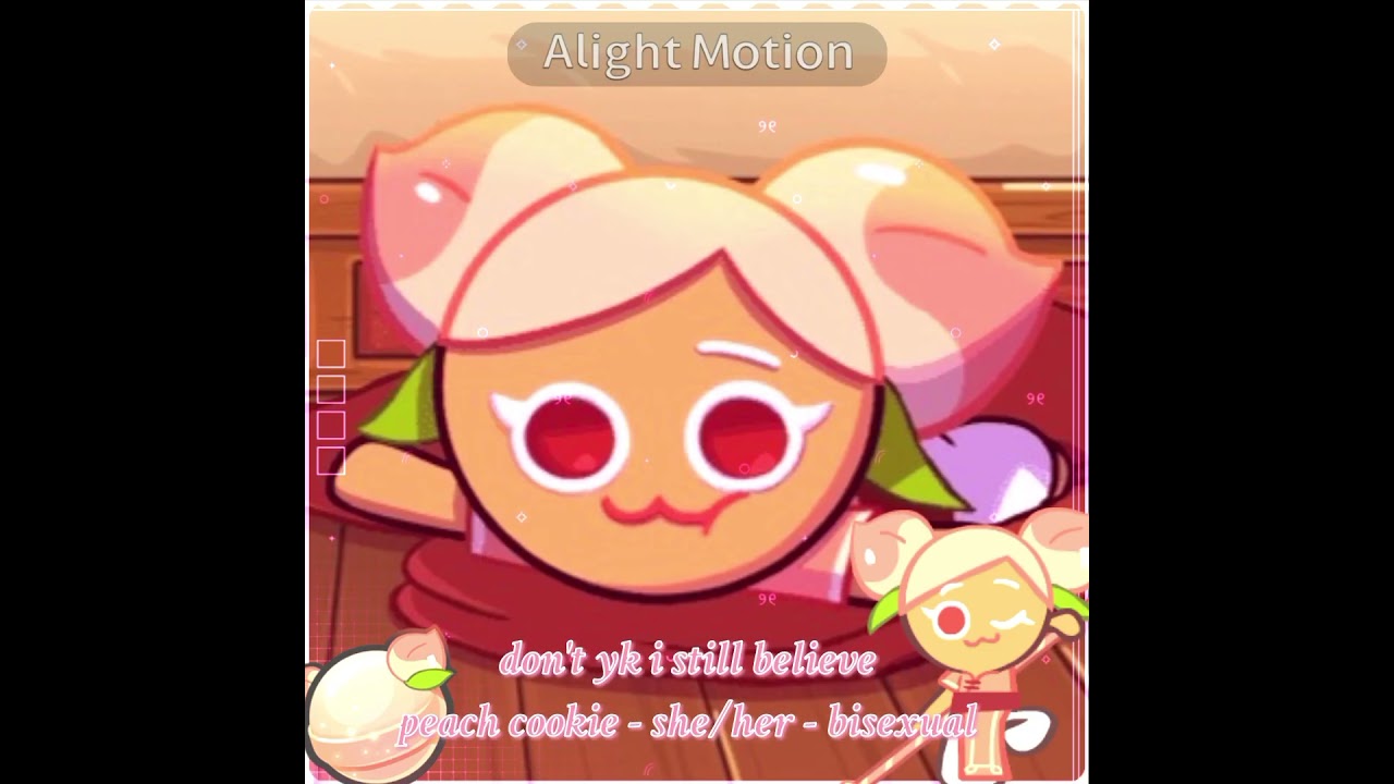 plumpeach - first alight motion edit #plumpeach #plumcookie #peachcookie #crob #cookierun #shipedit