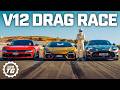 Ferrari 12C Vs Lamborghini Revuelto Vs Aston Martin Vanquish 4K