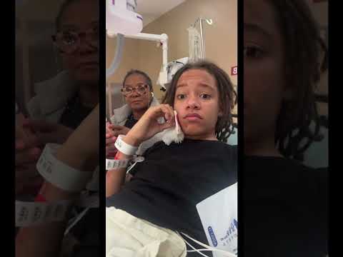 Rucrew Corey post on TikTok in the hospital after getting (💥🔫) at a PARTY ￼🙏🙏