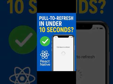 Pull-to-Refresh in React Native | No Library Needed 🚀