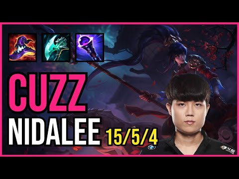 CUZZ - NIDALEE vs GRAVES Jungle - KR Challenger - Patch 11.3 PENTAKILL