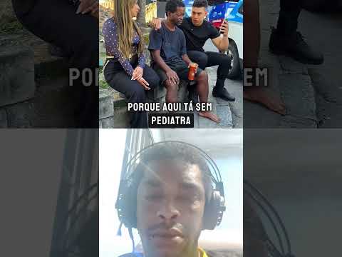 o artista do filme na cidade de Deus Gabriel Monteiro levando ele par clínica #youtubeshorts #short