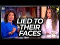 Listen To The View Crowd Gasp As Host Starts Lying To Her Co Hosts Faces