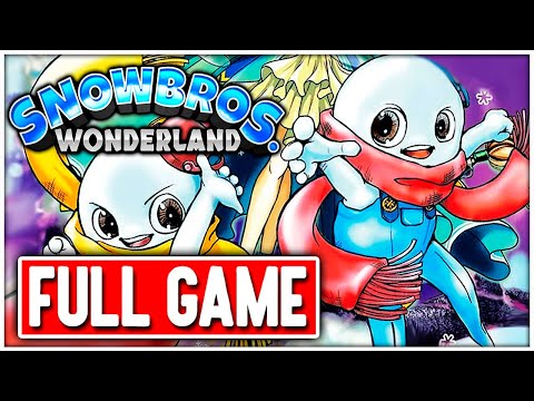 SNOW BROS. WONDERLAND  Gameplay Walkthrough FULL GAME No Commentary + ENDING