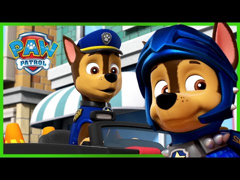 1 Hour of Chase Rescues - Mighty, Ultimate, and More! | PAW Patrol | Cartoons for Kids Compilation