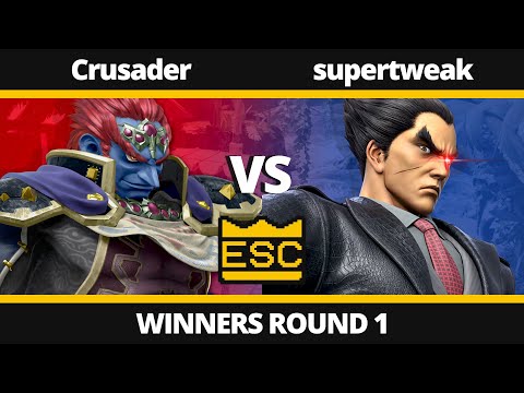 ESC 56 - Winners Round 1 - Crusader (Ganondorf) Vs. supertweak (Kazuya) - SSBU UK Local Tournament