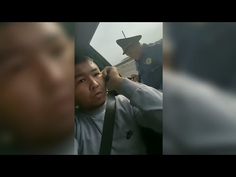 Traffic police in Turkmenistan