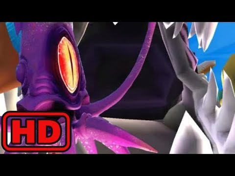 Hungry Shark World , Robo Shark VS Colossal Squid !!! Game TV