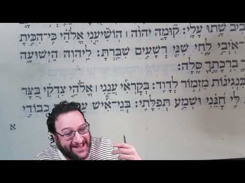 Psalm 4 -  ORIGINAL Hebrew immersion - language lab live! טוב means "rain"? who knew?