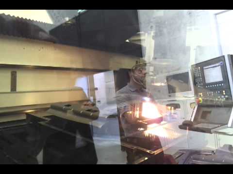 TRUMPF TruLaser Cell 7040 Laser Cutting System on Hot Forming Automotive Part