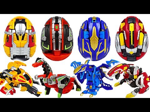 Transform from eggs to dinosaur! Hello Carbot Kung BrachiKung, TyraKung appeared!! #DuDuPopTOY