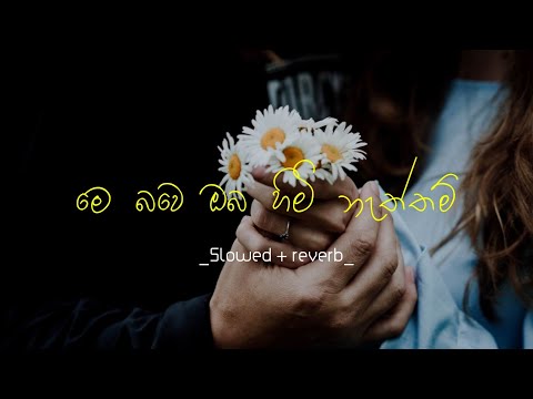 මේ බවෙ ඔබ හිමි නැත්තම් | me bawe oba himi nethththam | Slowed + reverb | @WP MIUsIC