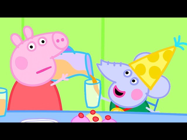 Peppa Pig Helps Out at Edmond Elephant's Birthday Party | Peppa Official Family Kids Cartoon SDDEFAULT Thumbnail