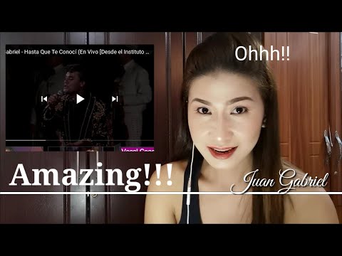 First time reacting to JUAN GABRIEL || HASTA QUE TE CONOCI'