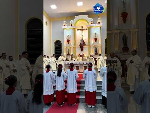 Paróquia de Itapiúna celebra posse do Padre Breno #youtubeshorts #shorts