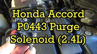 Honda Accord P0443 (92-4) EVAP Purge Solenoid Tips and Tricks 2.4L 2004 (2003-2007 Similar)
