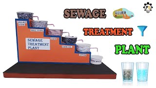 How To Make Sewage Treatment Plant Kaise Banaye | DIY Water Filter Plant Working Model