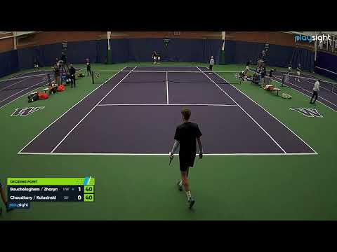 Dzianis Zharyn/Cesar Bouchelaghem v Aryan Chaudhary/Filip Kolasinski - STAN v UW - 21.04.23