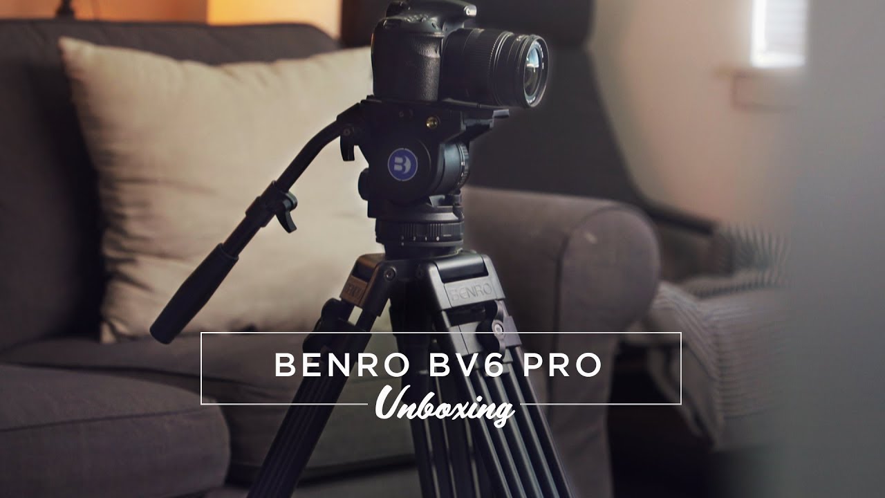 Штатив Benro BV6 Pro Dual-Tube с видеоголовой алюминиевый