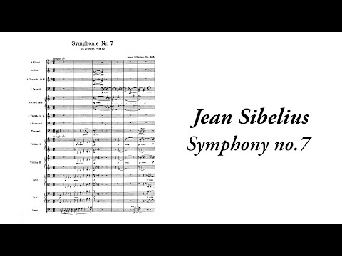 Jean Sibelius - Symphony no. 7 (with score)