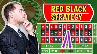 RED & BLACK STRATEGY 😱 ROULETTE STRATEGY TO WIN / CASINO ROULETTE #MONEY #CASINO #VIRAL