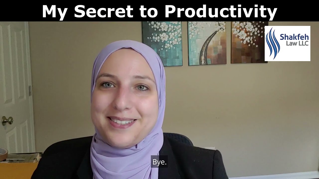 My Secret to Productivity | Chicago Business and Contracts Attorney