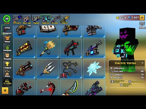 Pixel Gun 3D - Using All Special Weapons Challenge