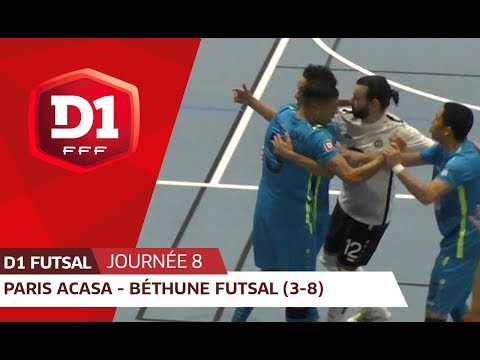 J8 : Paris ACASA - Béthune Futsal (3-8), le résumé
