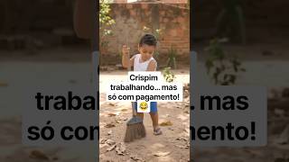 Crispim trabalhando… mas só com pagamento! 😂