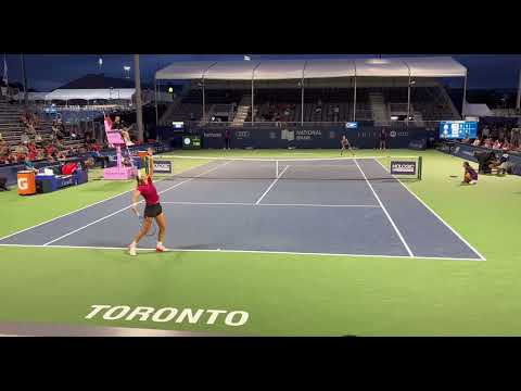 #nationalbankopen 2024 #courtleveltennis #tennis Victoria Azarenka vs Greet Minnen 🎾👏🏻👏🏻2nd Round