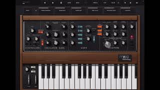Video thumbnail for Moog Minimoog Model D - Walkthrough & Sound Design Tutorial for iOS by The Sound Test Room