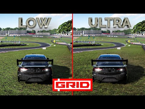 GRID 2019 - Brands Hatch Afternoon - Low vs Ultra (Graphics and FPS Comparison) [PC 4K Ultra]