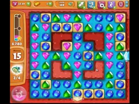 Diamond Digger Saga level 108 - 3 stars, no boosters used!