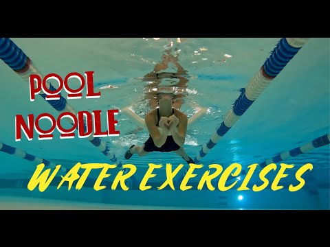 BEST WATER WORKOUT FOR BEGINNERS WITH A POOL NOODLE.