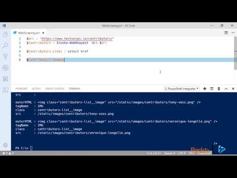 PowerShell Core Recipes Scraping Web Pages | packtpub com