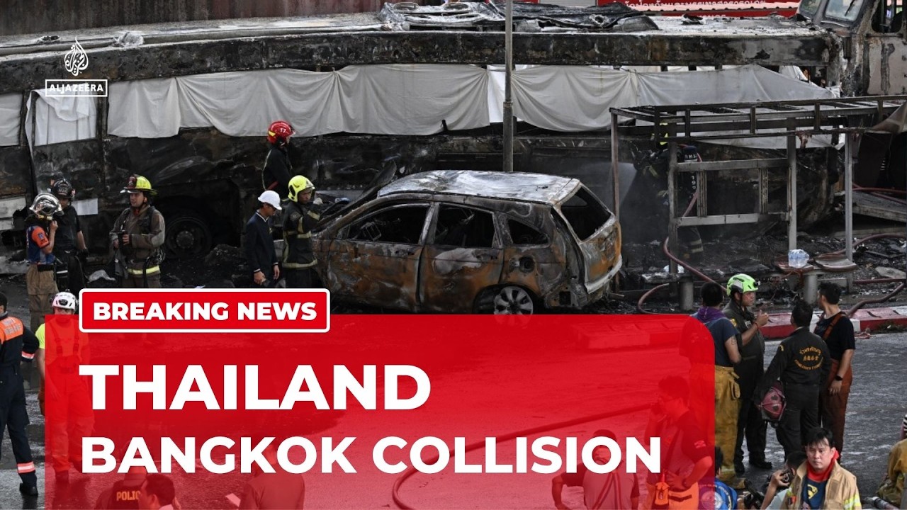 Thailand accident: At least eight people killed in Bangkok crash