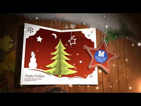 LLCC holiday greetings from Dr. Charlotte Warren