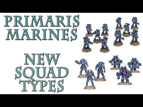 Warhammer 40k Lore - Primaris Marines, New Squad Types