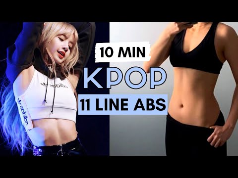 10 MIN KPOP IDOL 11 LINE ABS WORKOUT // No Equipment | MishMe