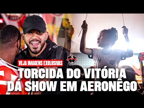 🚨TORCIDA DO VITÓRIA LOTA AEROPORTO E DÁ SHOW EM AERONÊGO PARA ENFRENTAR O VASCO