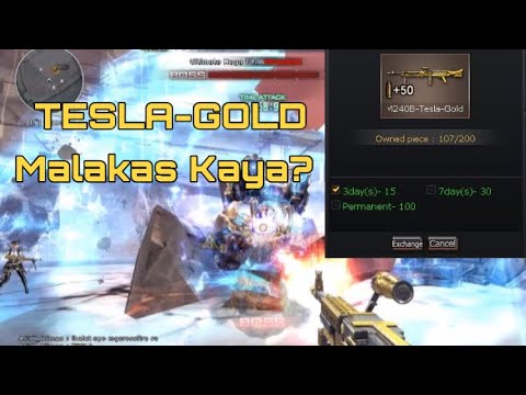 CF-PH:Test M240B-Tesla-Gold (Gameplay)_New-Crater Map ASLT_Bullet With Assault Teammates