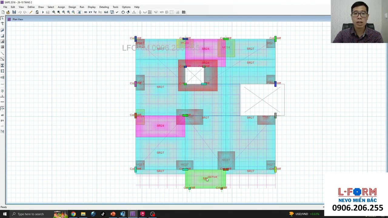 [THIẾT KẾ] CÁC KIỂU TIẾT DIỆN SÀN CẦN KHAI BÁO KHI TÍNH TOÁN SÀN HỘP KHÔNG DẦM BẰNG PHẦN MỀM SAFE