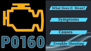 dtc p0160 interpretation
