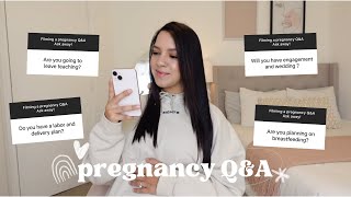 Pregnancy Q&A | Birth Plan, Symptoms, New House, Marriage & More!